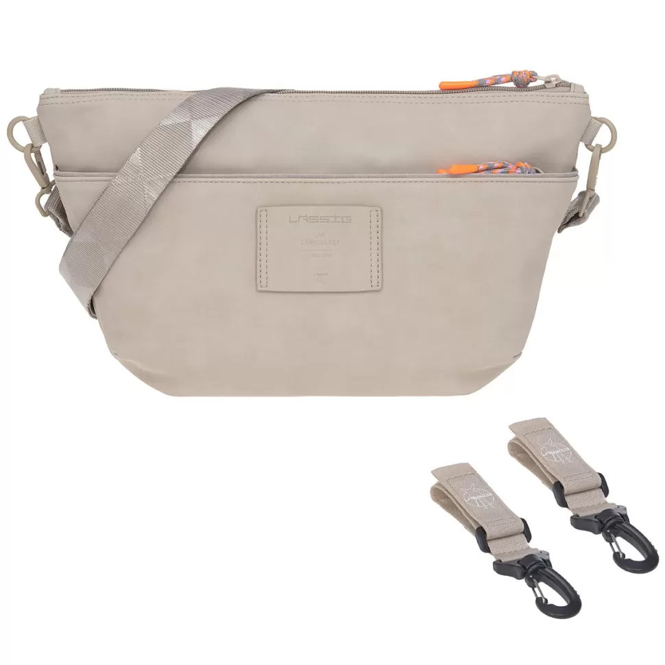 LÄSSIG Accessoires Poussette>Organiseur de Poussette Buggy Bum Bag Green Label - Humus