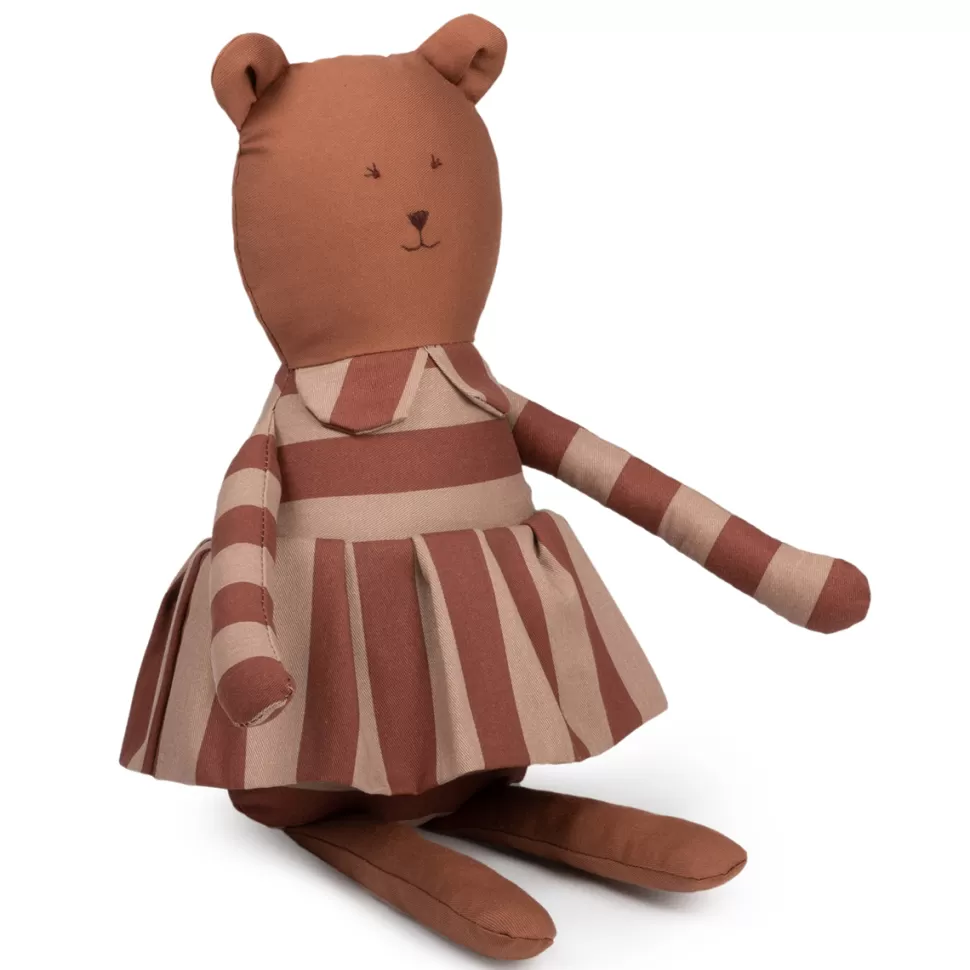 Nobodinoz Peluche>Ours Majestic - Marsala