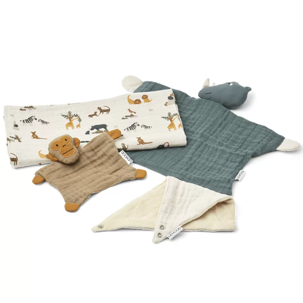 Liewood Doudou>Pack Cadeau Bébé Nada Blue Multi Mix