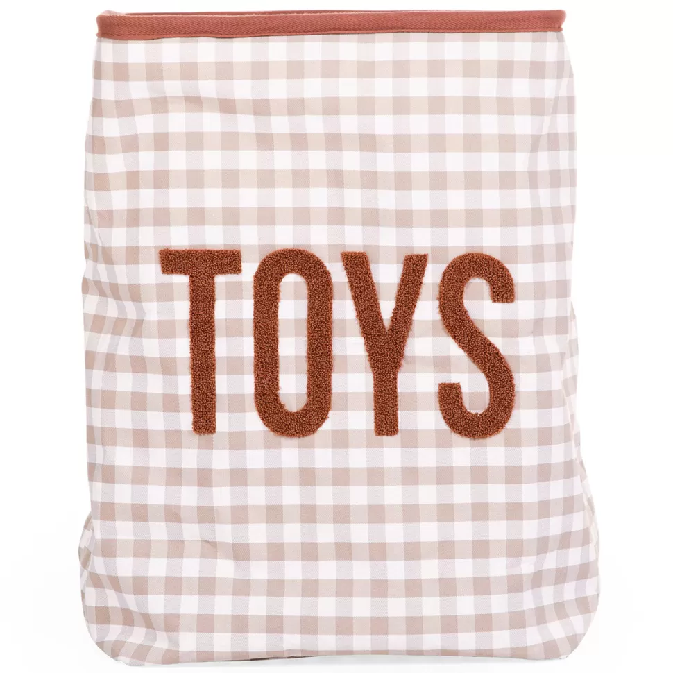 Childhome Rangement>Panier - Vichy Nude