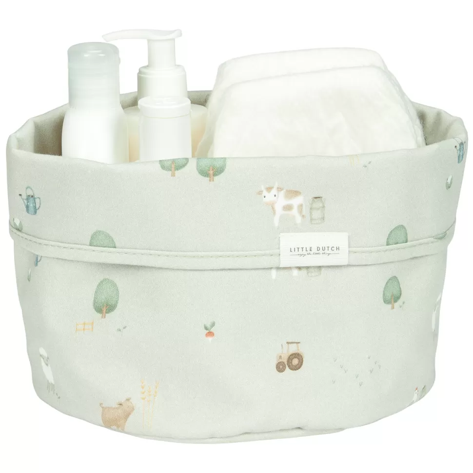 Little Dutch Rangement>Panier de Commode Rond Little Farm