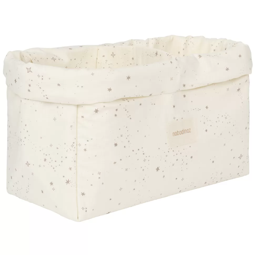Nobodinoz Rangement>Panier de Rangement Double Stories - Natural Milky Way