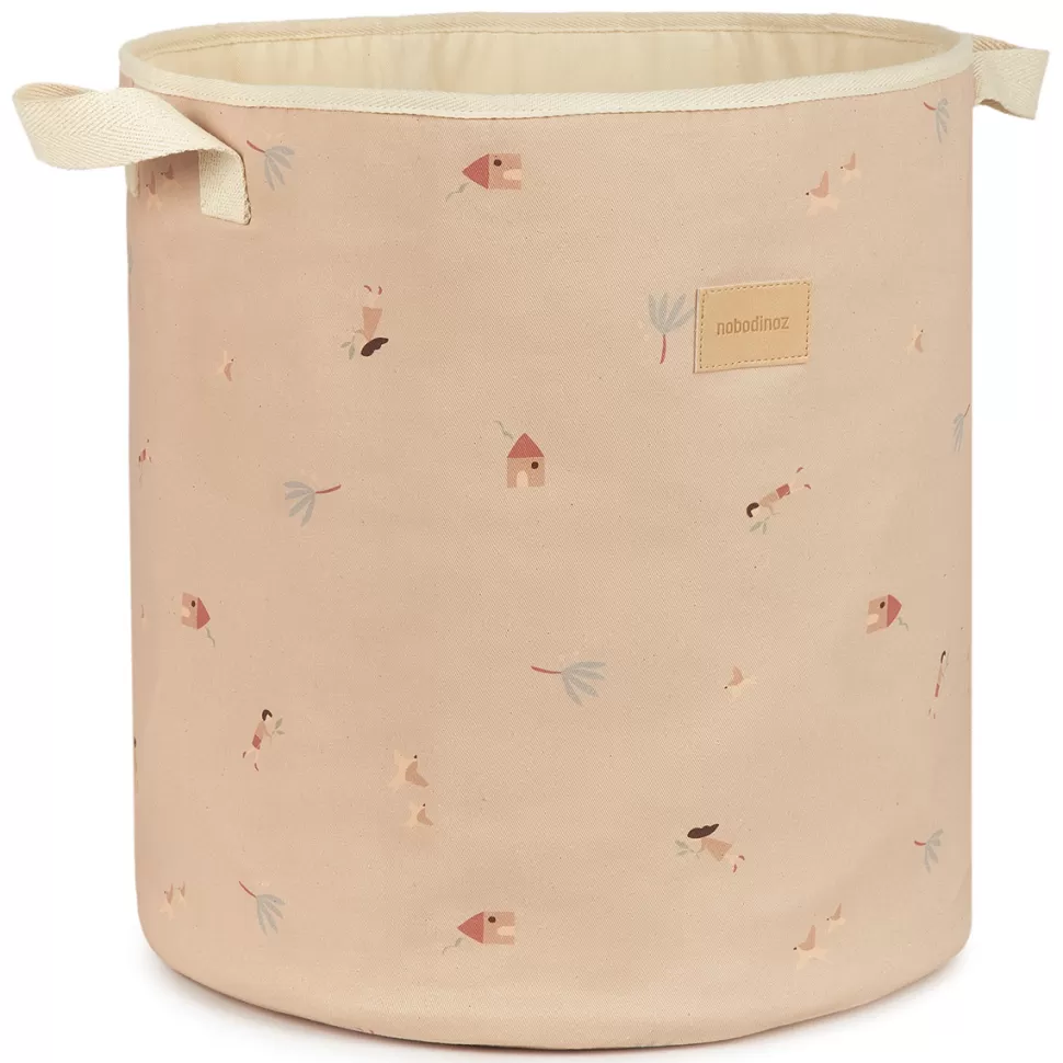 Nobodinoz Rangement>Panier de Rangement Playground - Pink Sweet Home