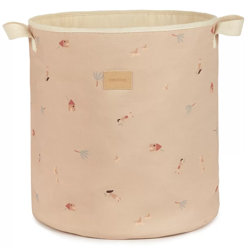 Nobodinoz Rangement>Panier de Rangement Playground - Pink Sweet Home