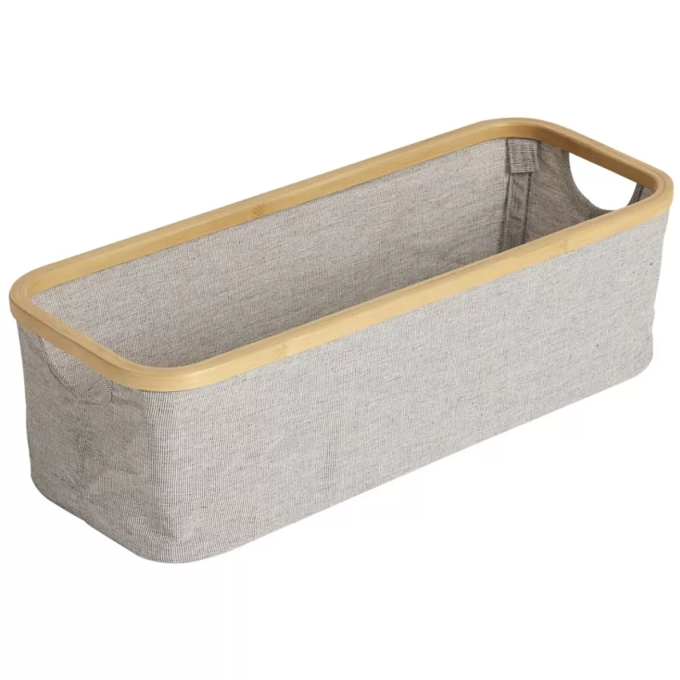Quax Rangement>Panier de Table à Langer XL - Grey Natural