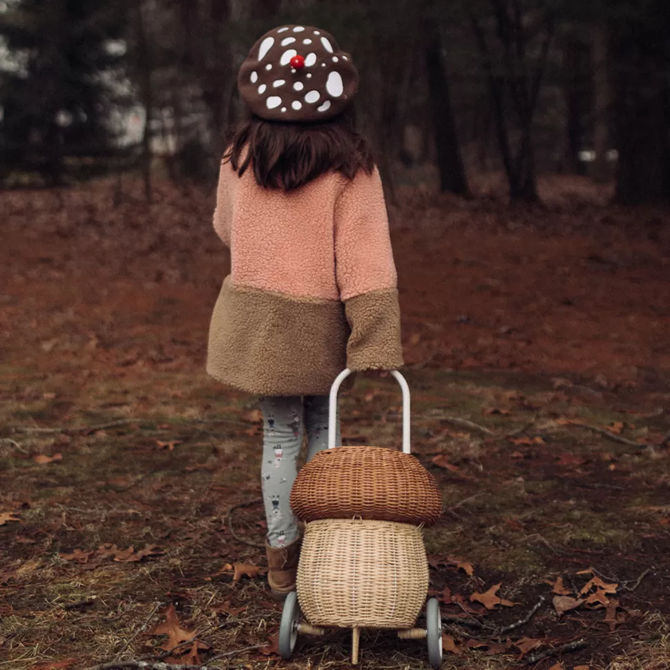 Olli Ella Rangement>Panier Enfant en Rotin Luggy Champignon - Naturel