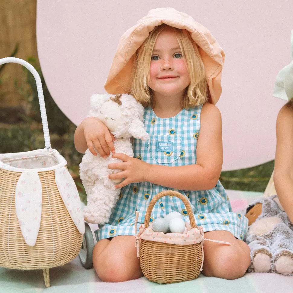 Olli Ella Rangement>Panier Enfant en Rotin Luggy Lapin - Pensée
