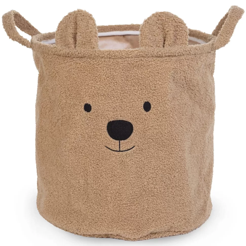 Childhome Rangement>Panier Grand - Teddy Beige