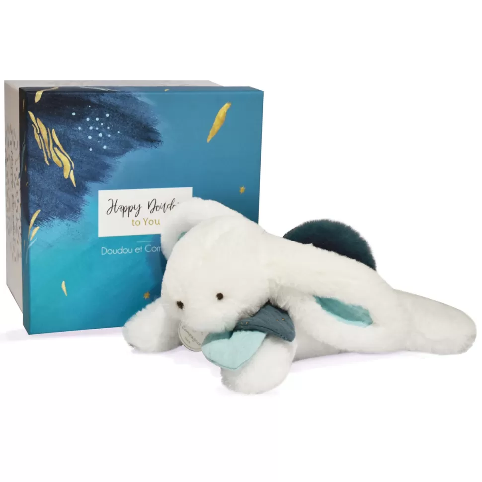 Doudou et Compagnie Doudou>Pantin Pompon Happy Pop - Paon