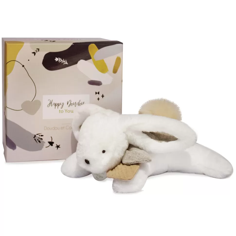 Doudou et Compagnie Doudou>Pantin Pompon Happy Wild - Naturel