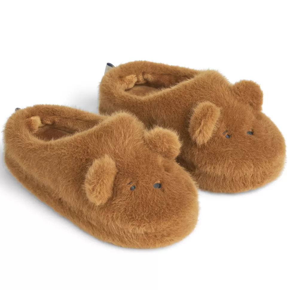 Liewood Chaussons>Pantoufles Aviaja Ours Golden Caramel - 20/21