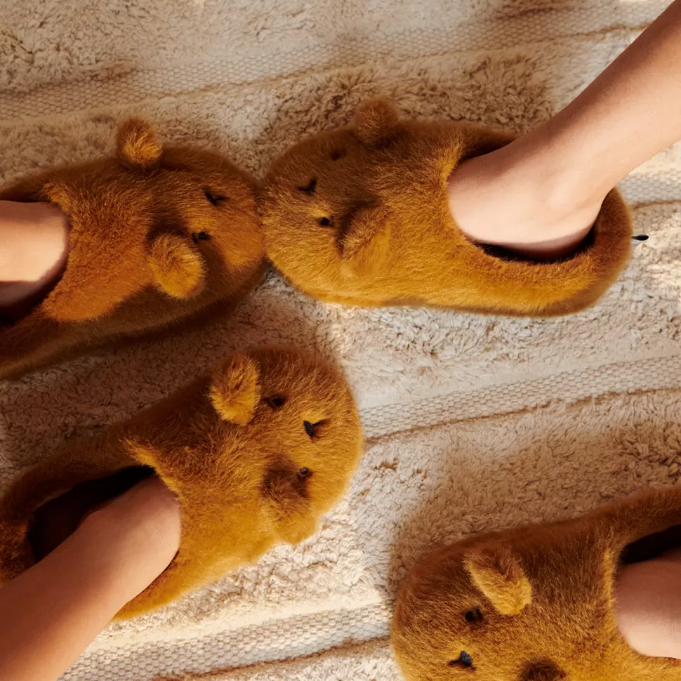 Liewood Chaussons>Pantoufles Aviaja Ours Golden Caramel - 20/21
