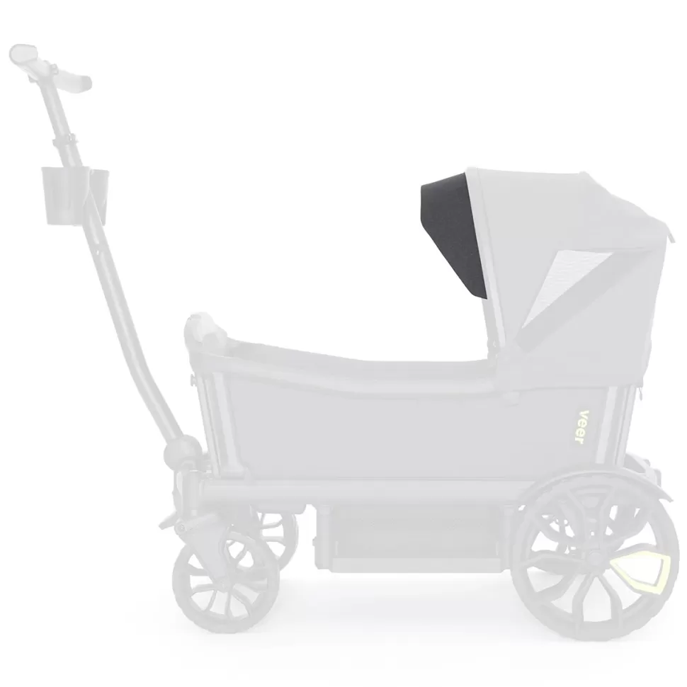 Veer Accessoires Poussette>Pare-soleil Cruiser - Gris Foncé et Noir
