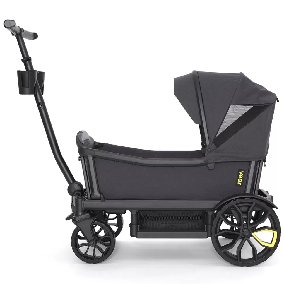 Veer Accessoires Poussette>Pare-soleil Cruiser - Gris Foncé et Noir