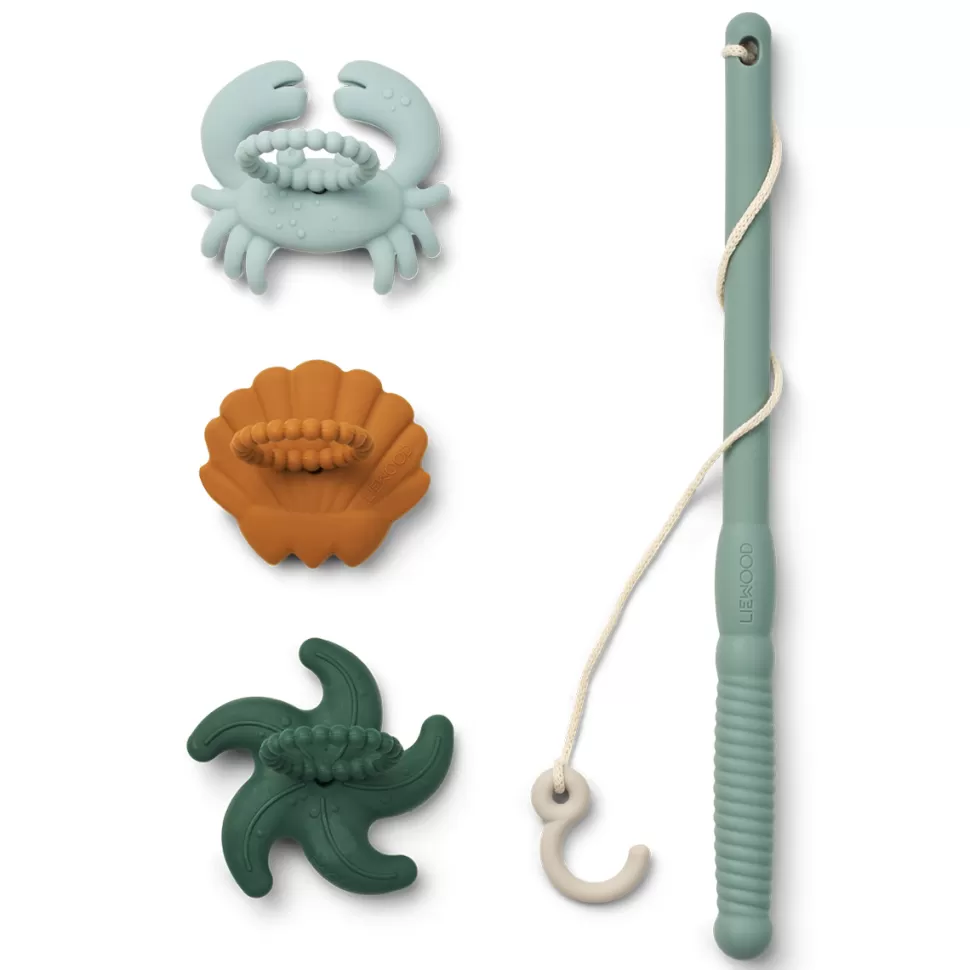 Liewood Mes Premiers Jouets>Pêche à la Ligne Malcolm - Peppermint Multi Mix
