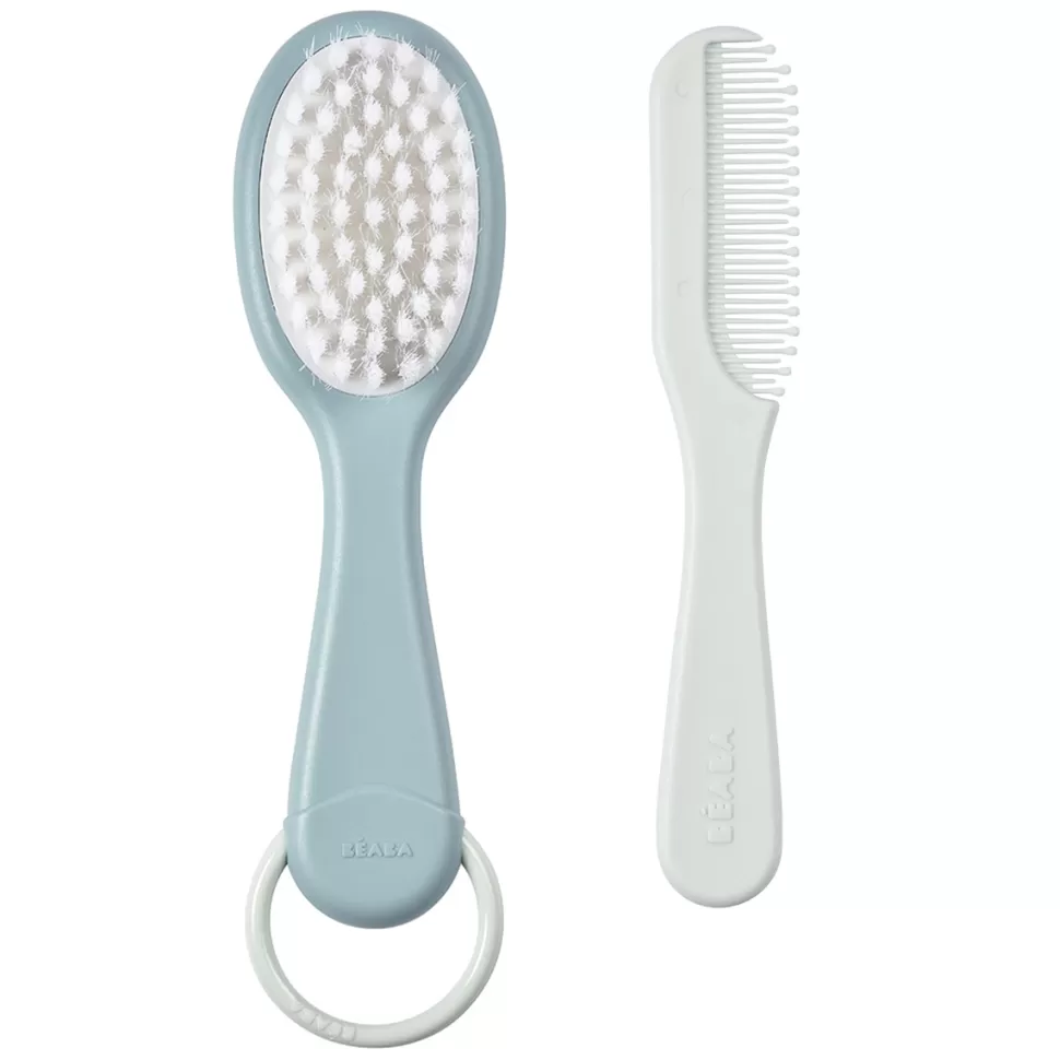BÉABA Hygiène & Soin>Peigne et Brosse - Green Blue