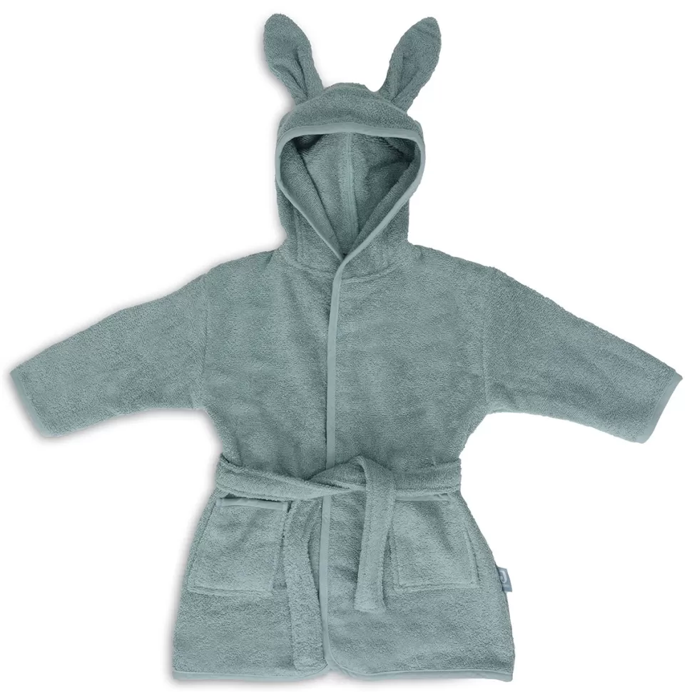 Jollein Sortie De Bain Personnalisée | Textile>Peignoir de Bain Sea Green - 1/2 Ans