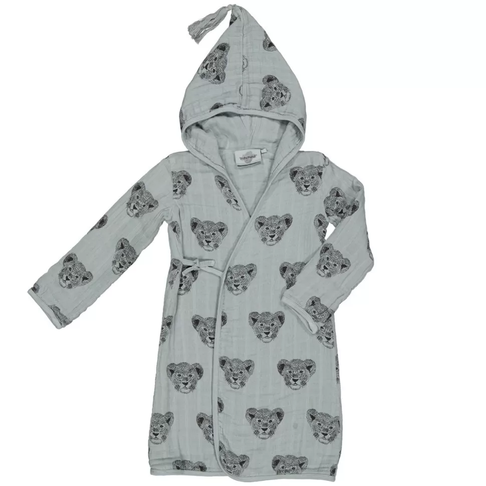 Moumout Textile>Peignoir Pepin Simba Bleu - 12 Mois
