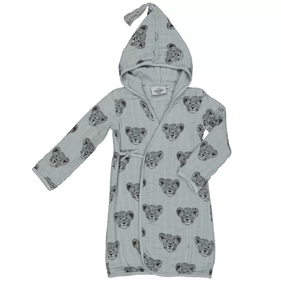 Moumout Textile>Peignoir Pepin Simba Bleu - 12 Mois