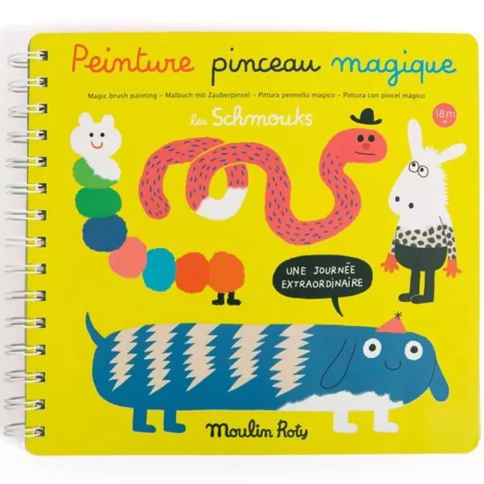 Moulin Roty Loisirs Créatifs>Peinture Pinceau Magique - Les Schmouks