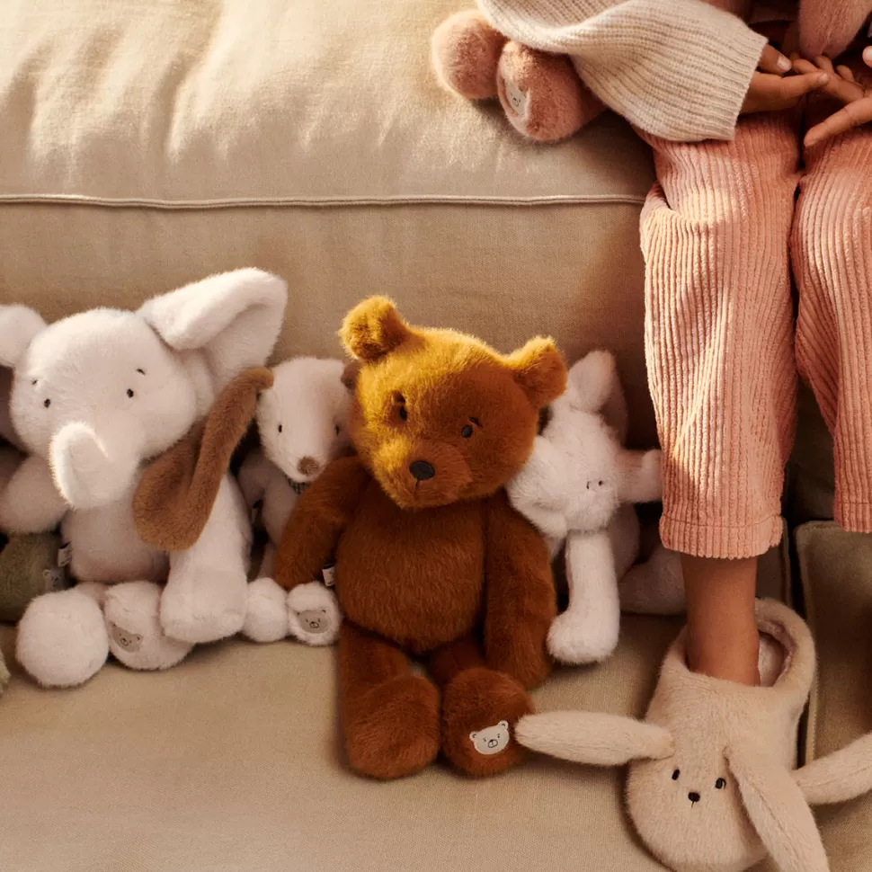Liewood Peluche>Peluche Berto Ours - Golden Caramel