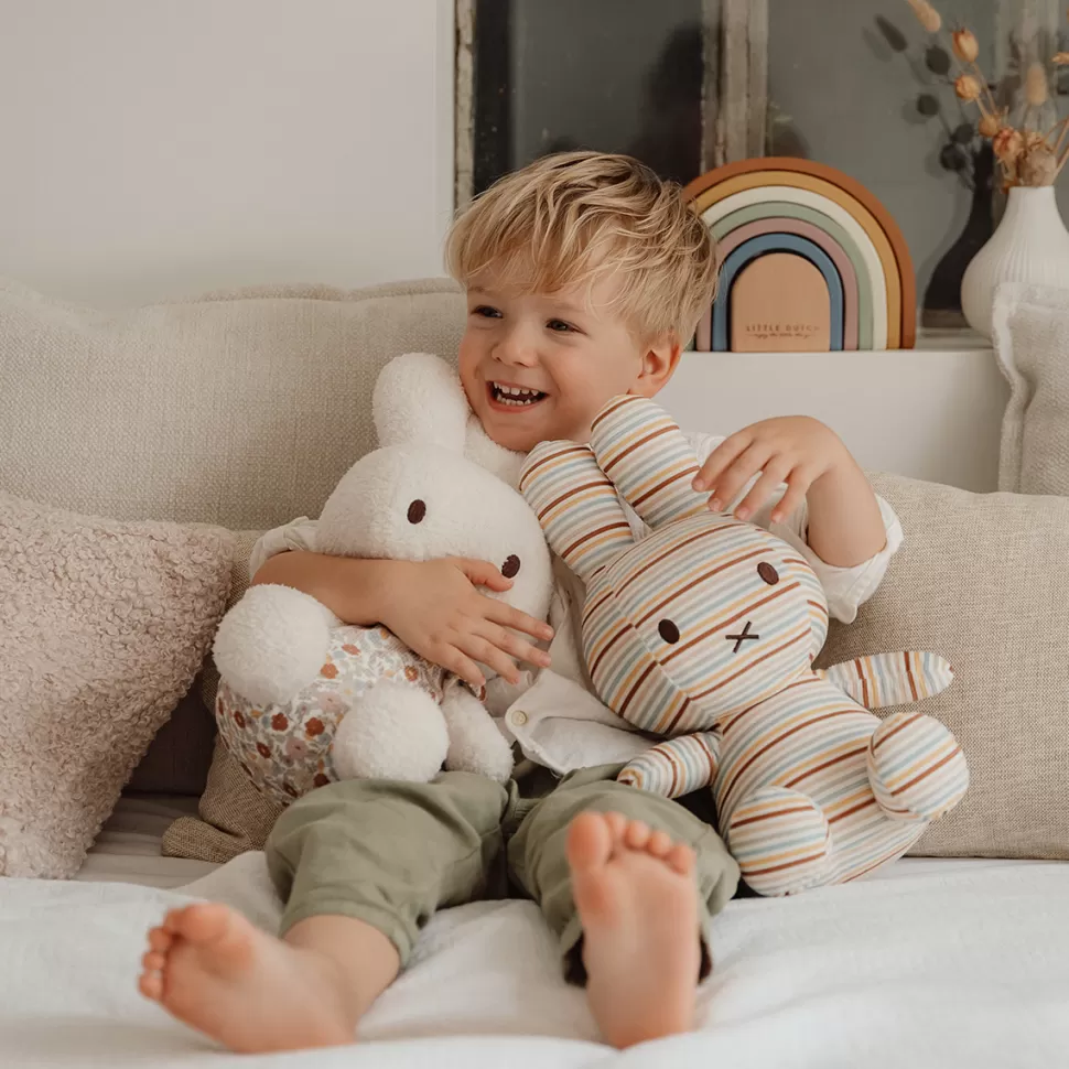 Little Dutch Peluche>Peluche Miffy Vintage Sunny Stripes All Over - Moyen