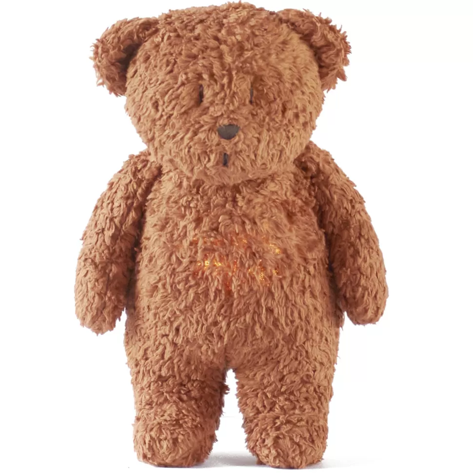 moonie Peluche>Peluche Veilleuse Musicale Ourson - Caramel