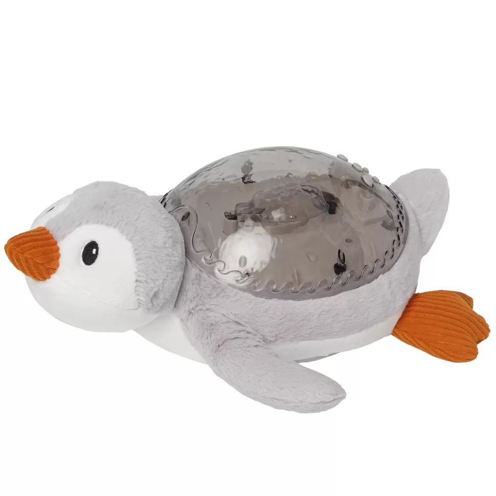 Cloud b Peluche>Peluche Veilleuse Rechargeable Tranquil Penguin - Grey