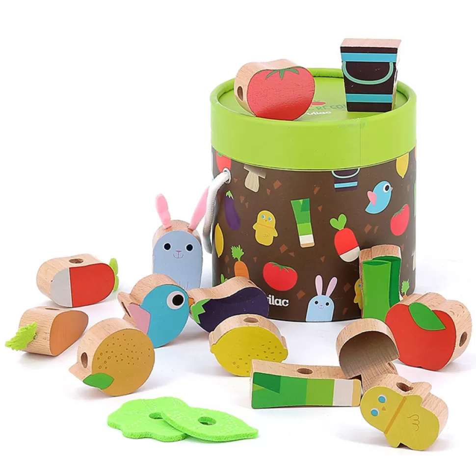 Vilac Mes Premiers Jouets>Perles en Bois Potager
