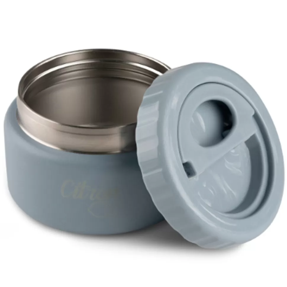 Citron Repas>Petit Pot Alimentaire Isotherme 250 ml - Bleu Poudré