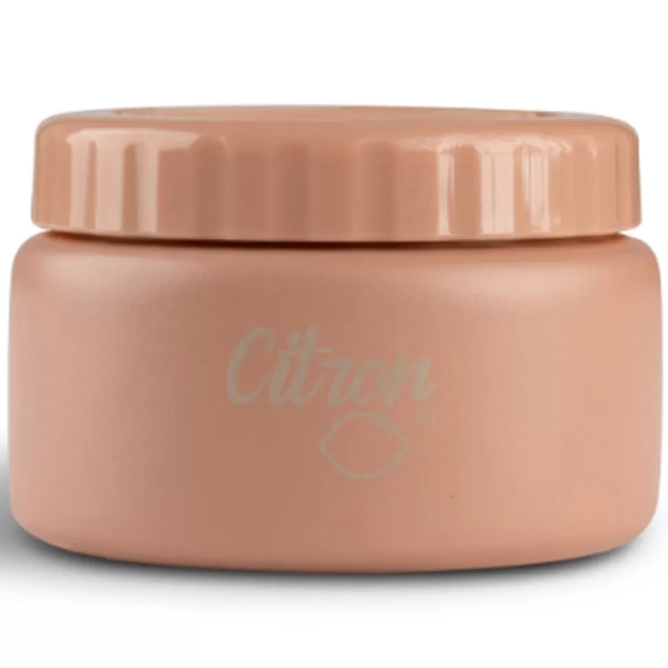 Citron Repas>Petit Pot Alimentaire Isotherme 250 ml - Rose Poudré