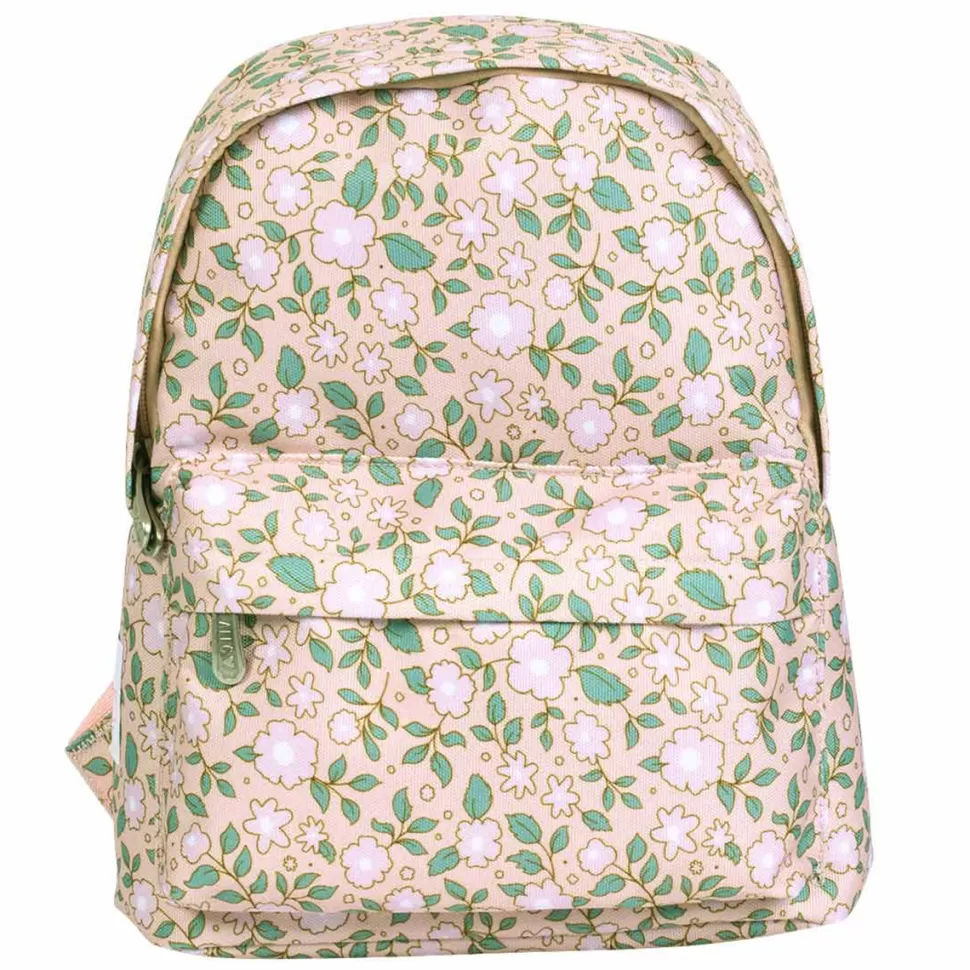Enfant A Little Lovely Company Bagagerie Enfant>Petit Sac à Dos - Fleurs Rose