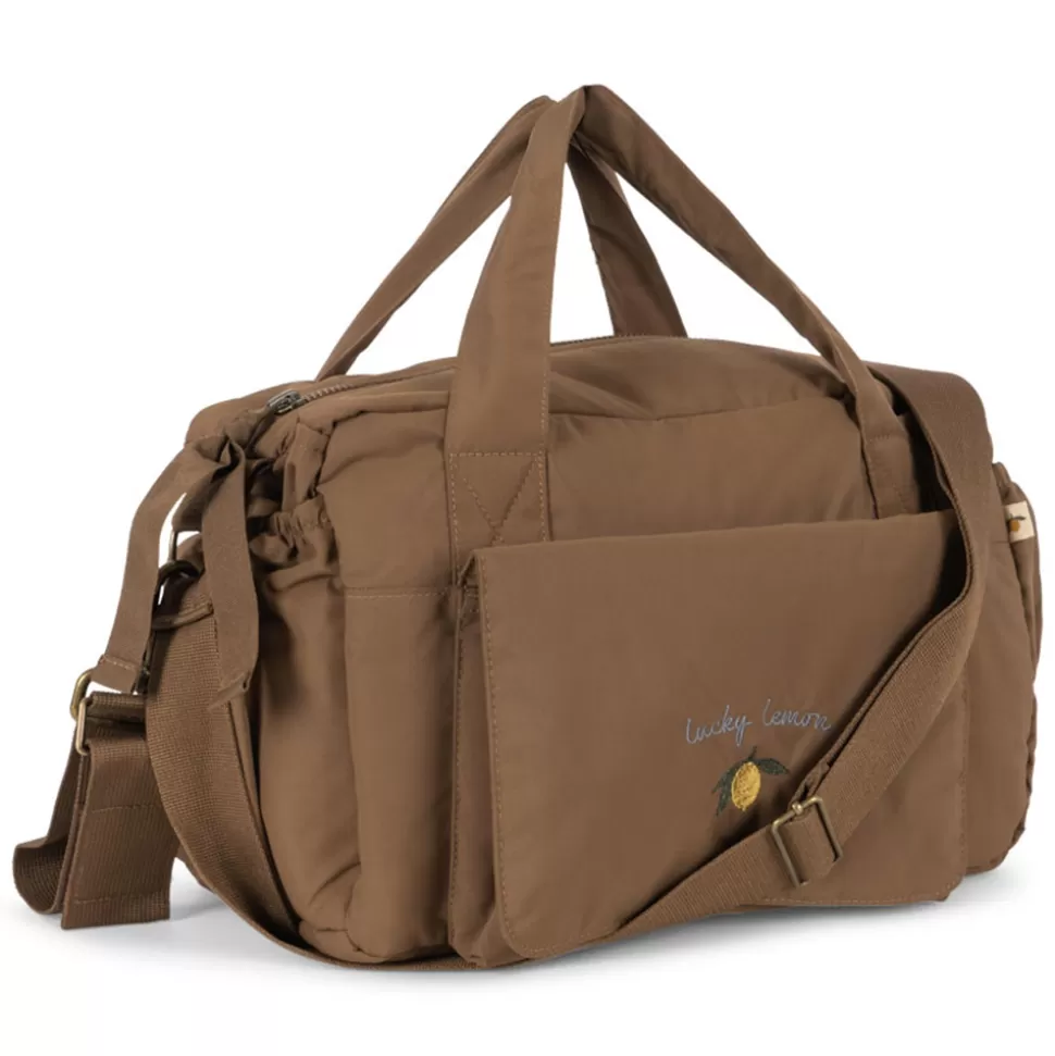 Konges Sløjd Sac À Langer>Petit Sac à Langer All You Need - Walnut Lemon