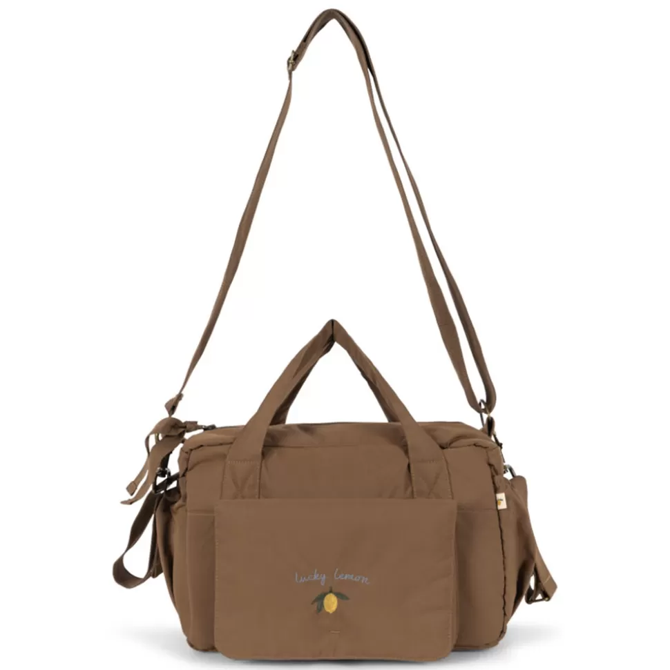 Konges Sløjd Sac À Langer>Petit Sac à Langer All You Need - Walnut Lemon
