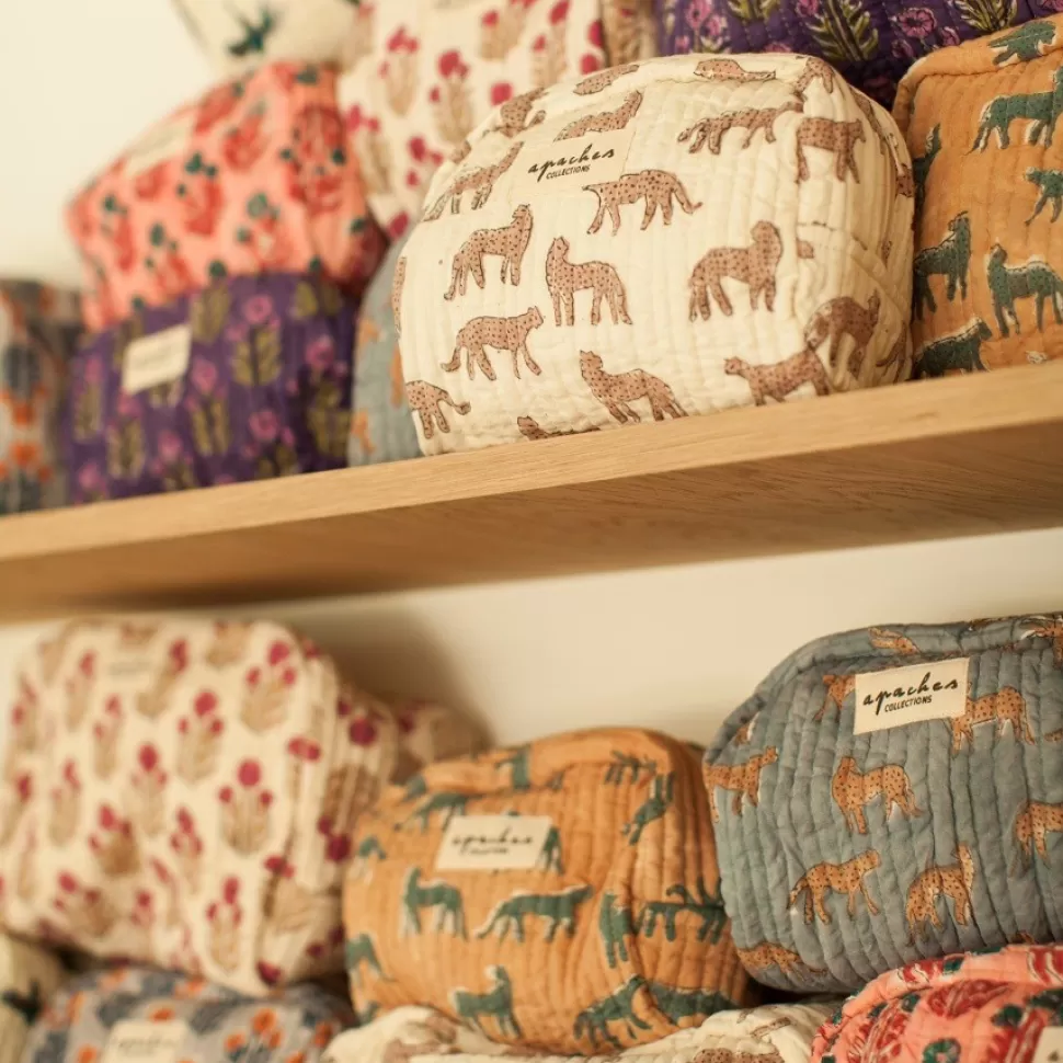 Apaches Textile>Petite Trousse Gaya Bengale - Cappuccino