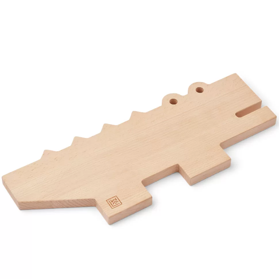 Liewood Repas>Planche à Découper Hannae Crocodile - Natural