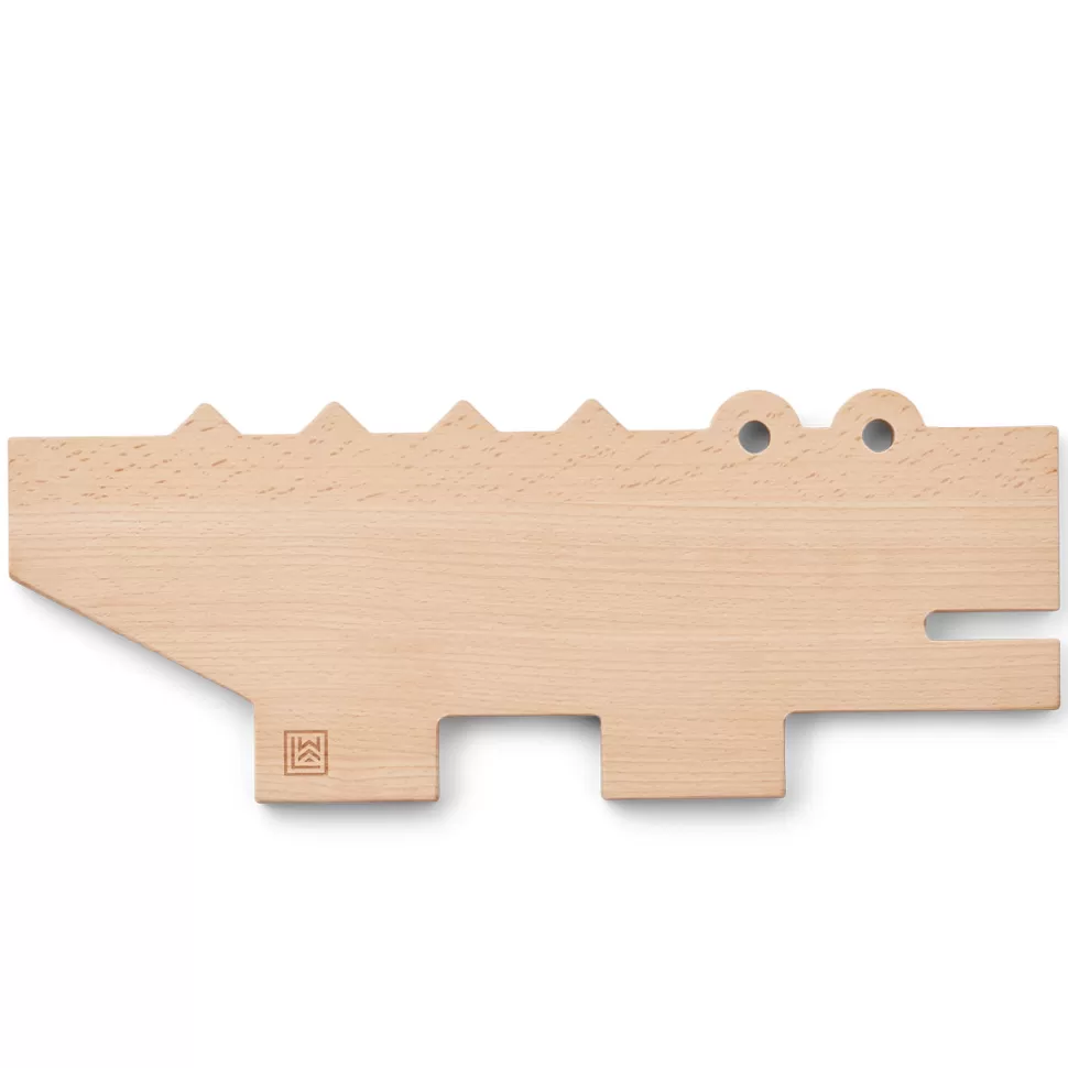 Liewood Repas>Planche à Découper Hannae Crocodile - Natural