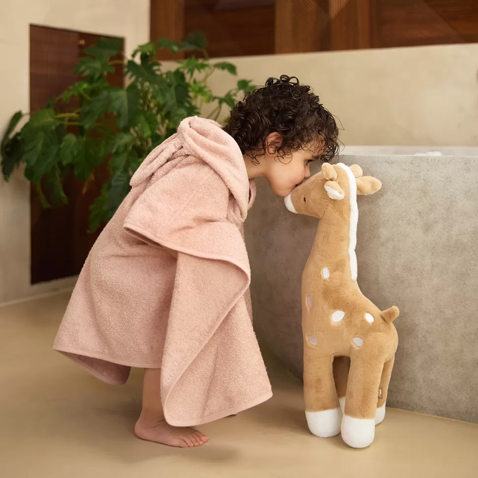 Jollein Sortie De Bain Personnalisée | Textile>Poncho de Bain Wild Rose - 1/4 Ans