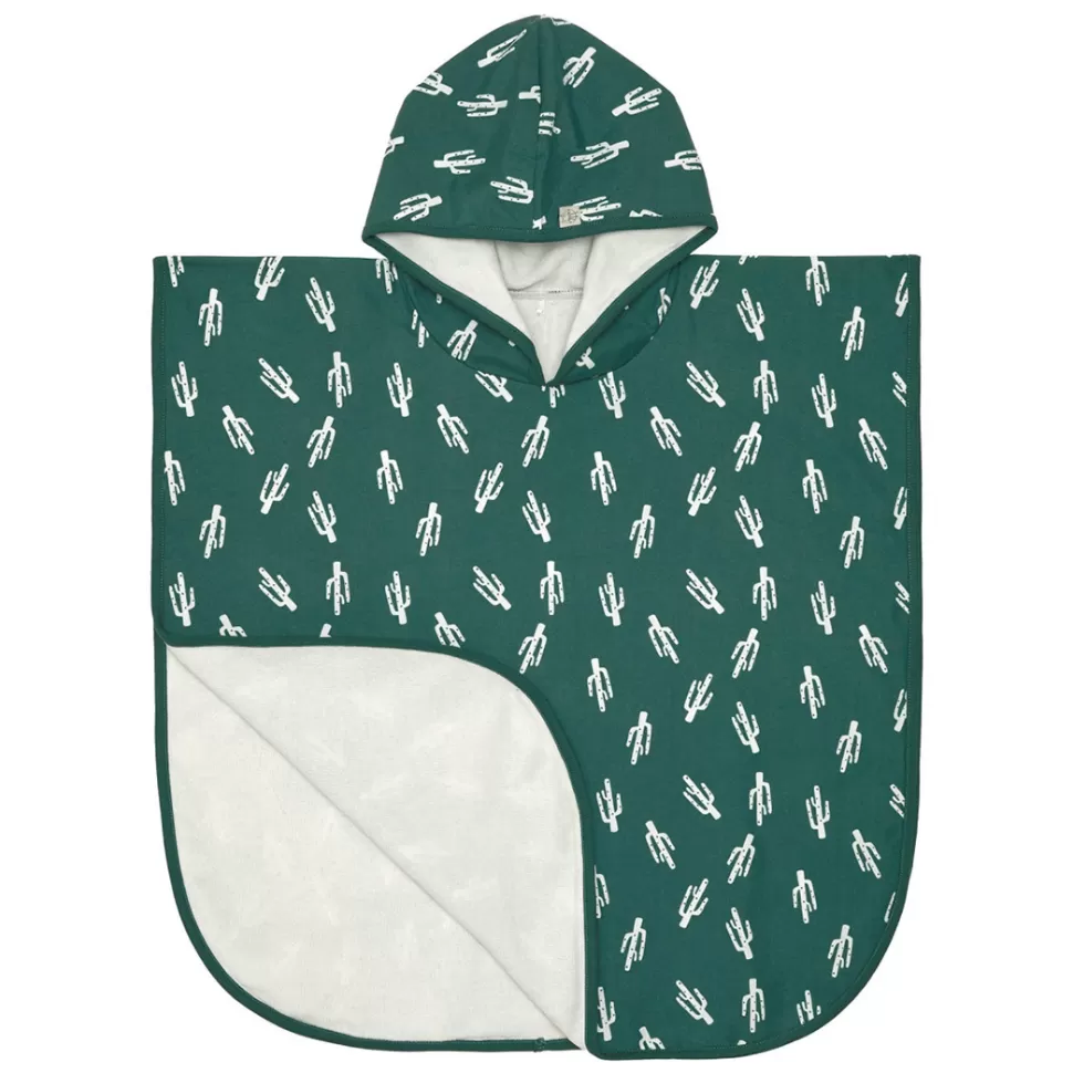 LÄSSIG Textile>Poncho de Plage Desert Aventure Cactus Vert - 12/36 Mois