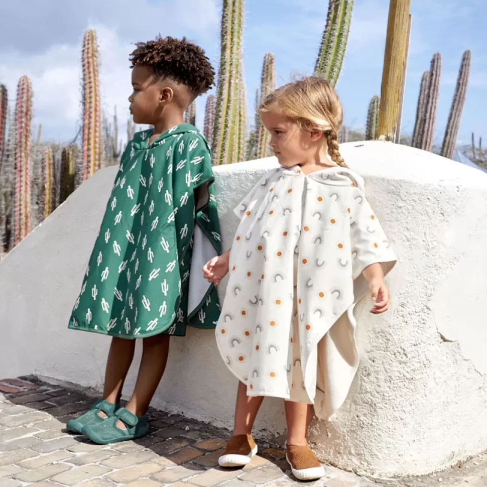 LÄSSIG Textile>Poncho de Plage Desert Aventure Cactus Vert - 12/36 Mois
