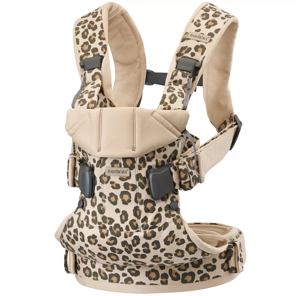 BabyBjörn Porte Bébé>Porte-bébé One Coton - Léopard Beige
