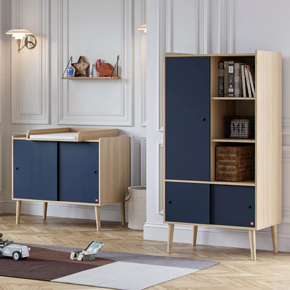 Vox Meubles Meuble Bébé>Portes Additionnelles Armoire Retro - Indigo