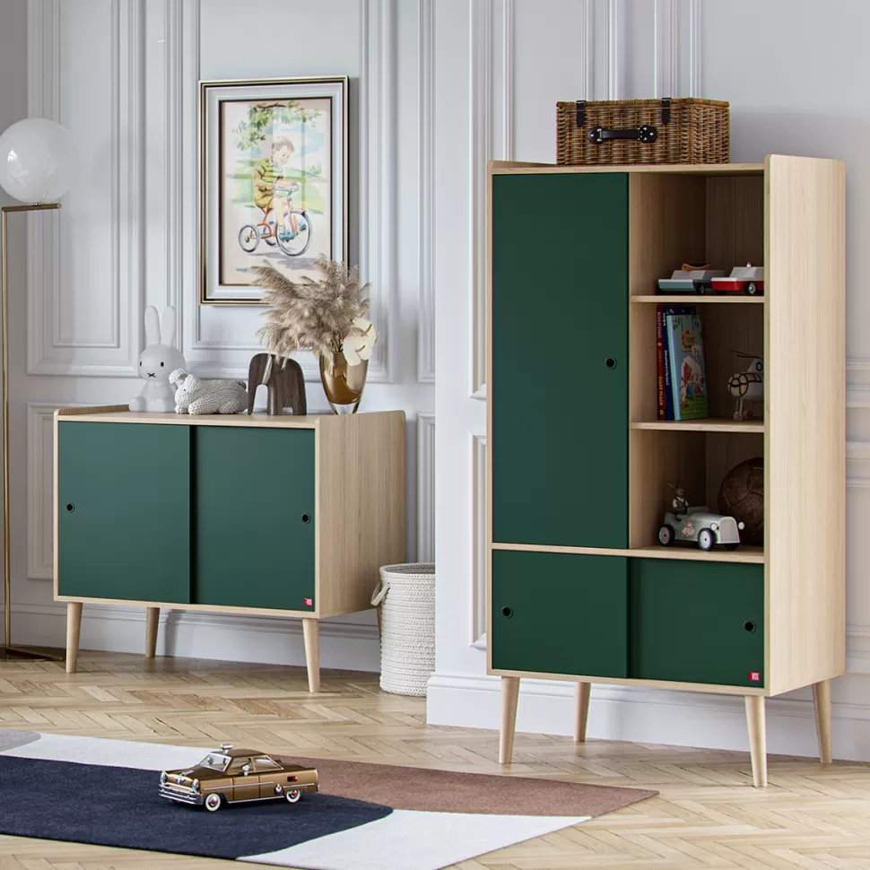 Vox Meubles Meuble Bébé>Portes Additionnelles Armoire Retro - Vert Foncé