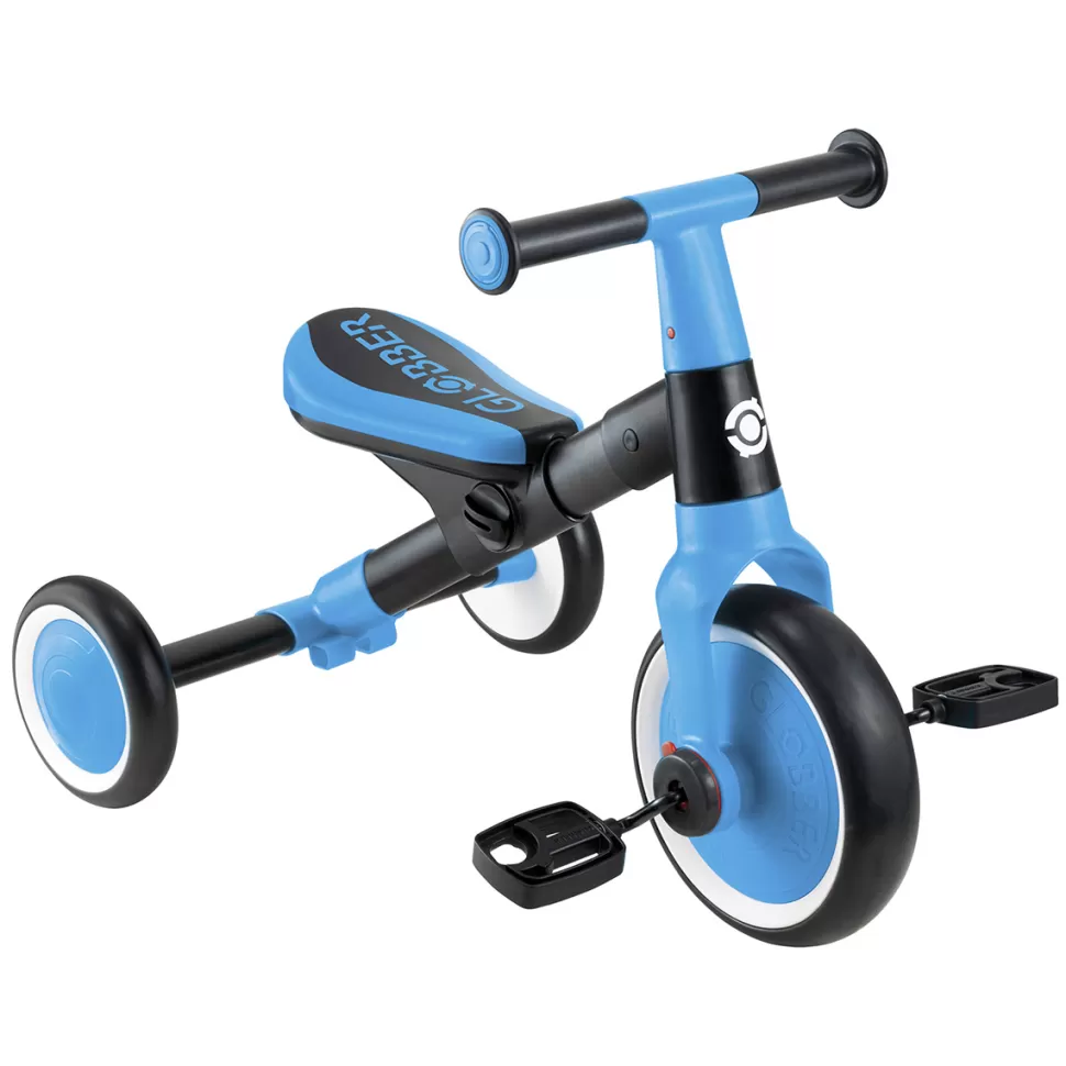 Globber Trotteur & Porteur>Porteur Learning Bike 2-en-1 - Bleu Ciel