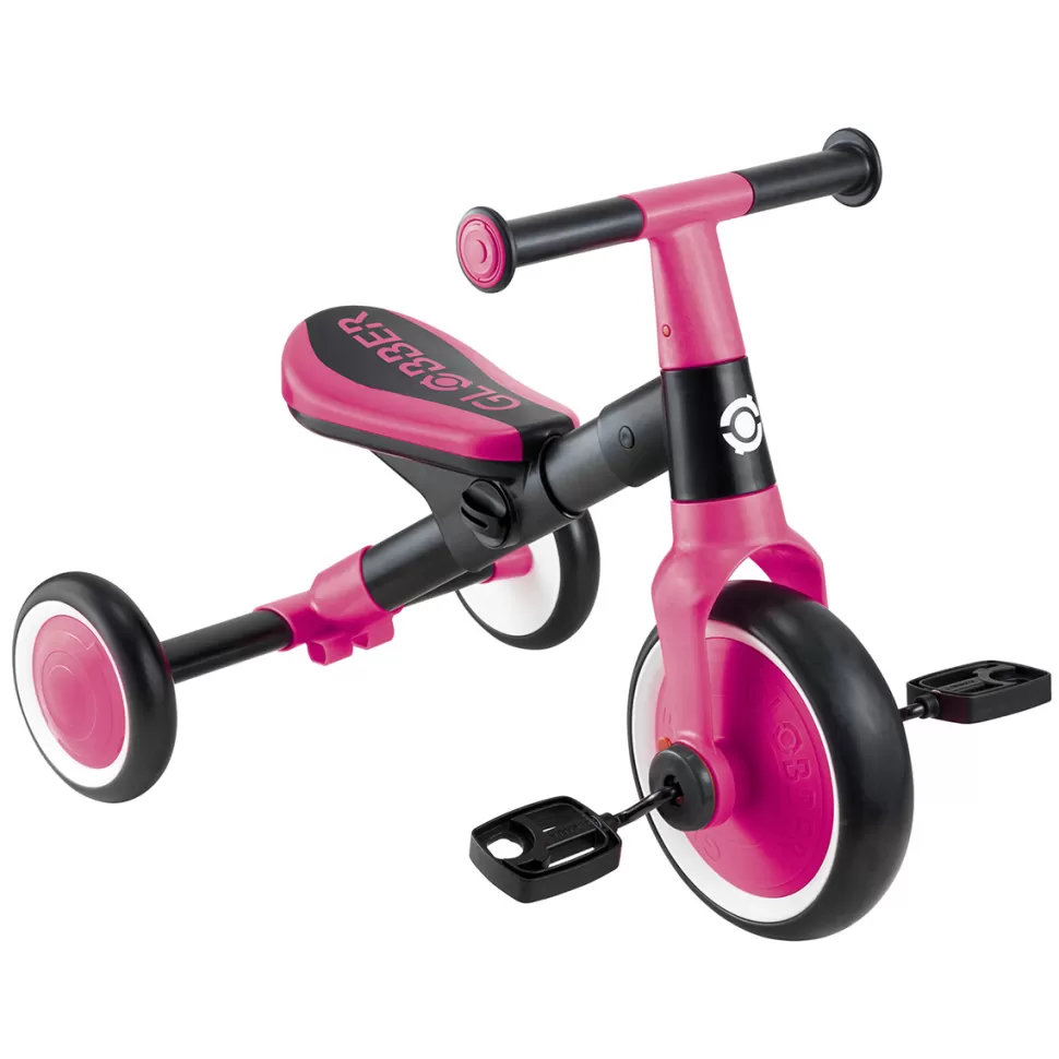 Globber Trotteur & Porteur>Porteur Learning Bike 2-en-1 - Fushia
