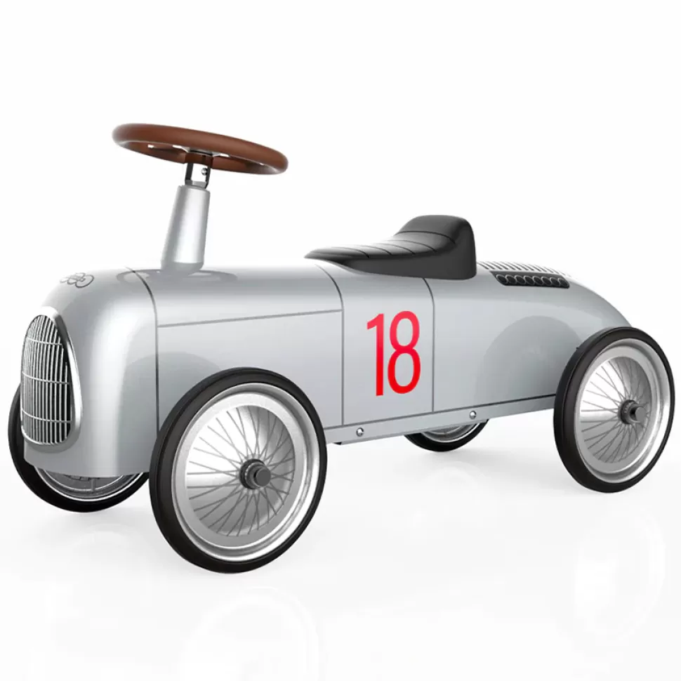 Baghera Trotteur & Porteur>Porteur Roadster Auto Union Type C - Argent