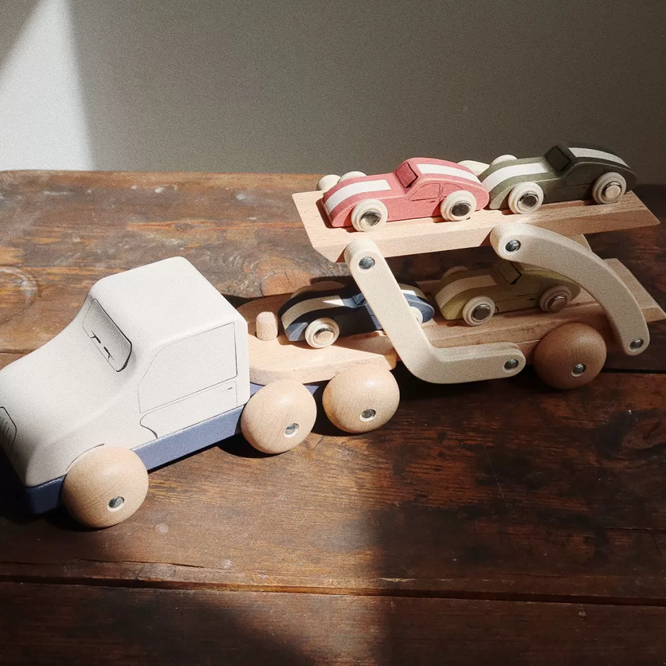 Konges Sløjd Mes Premiers Jouets>Porte-voiture en Bois
