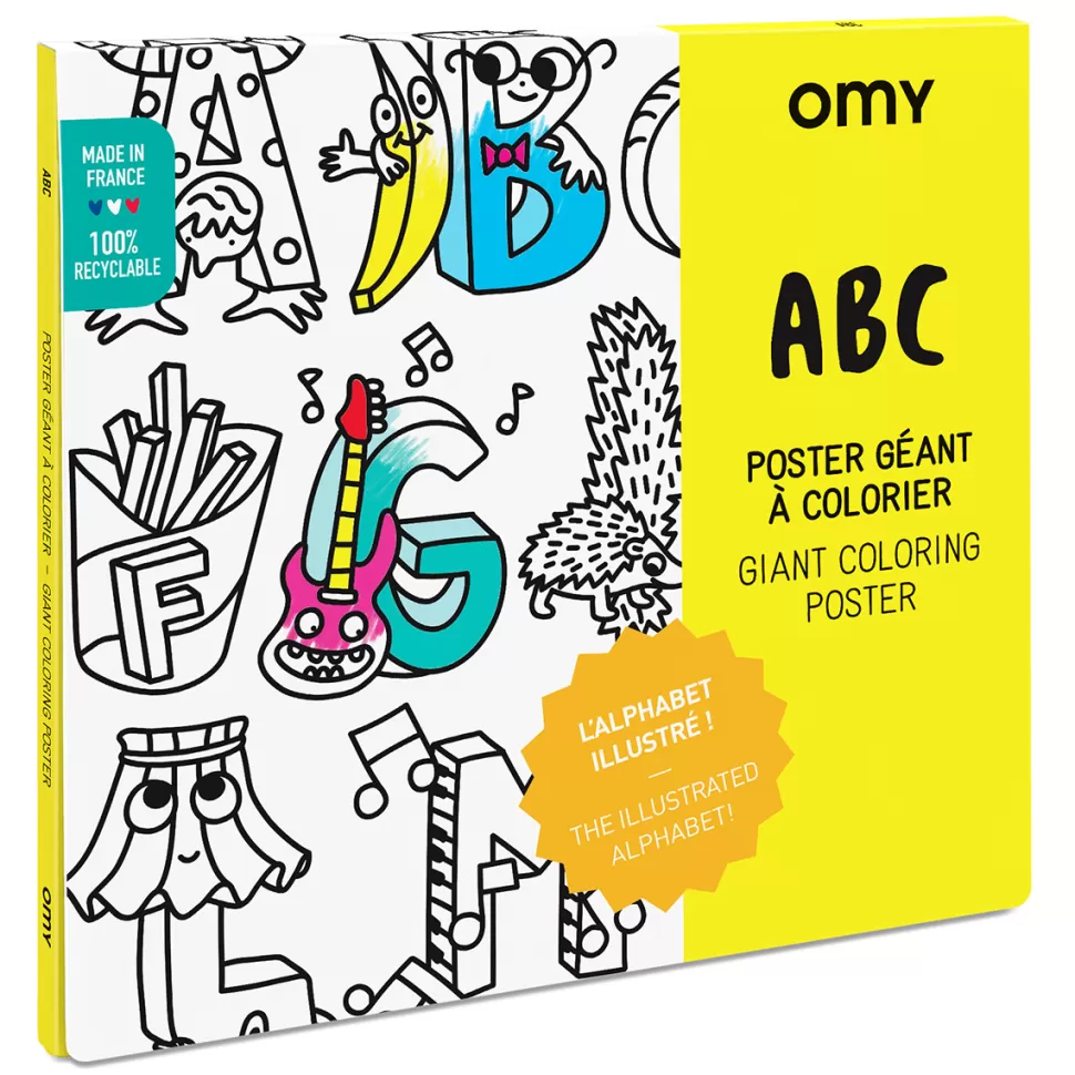 Omy Loisirs Créatifs>Poster à Colorier - ABC