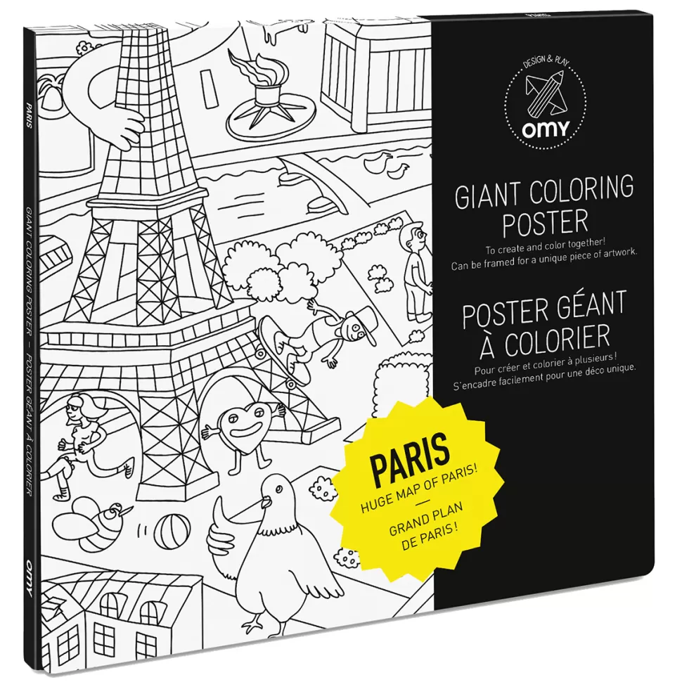 Omy Loisirs Créatifs>Poster à Colorier - Paris
