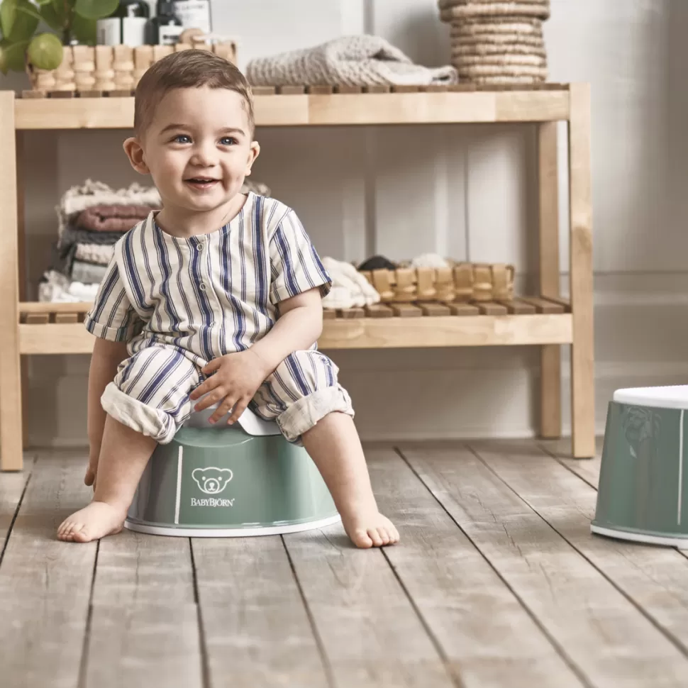 BabyBjörn Hygiène & Soin>Pot Smart - Vert Profond et Blanc